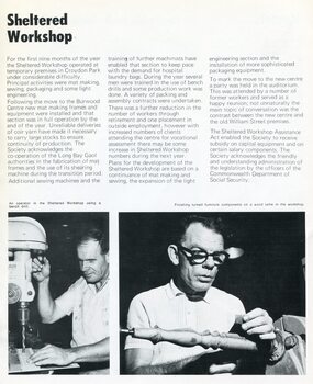 Men using a bench drill and making a turned chair leg