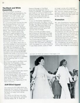 Lady Austin and Richard Lyle at 1972 Black and White revue.