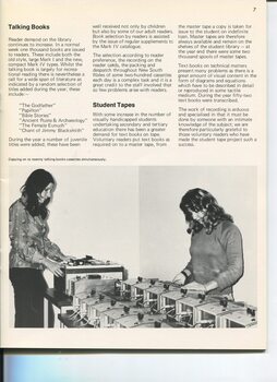 Two females adjust tapette copying machines