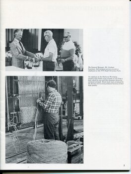 Staff service awards at the Christmas party and a coir mat worker