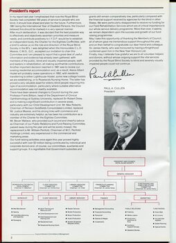 Portrait of Major General Paul Cullen and organisational chart