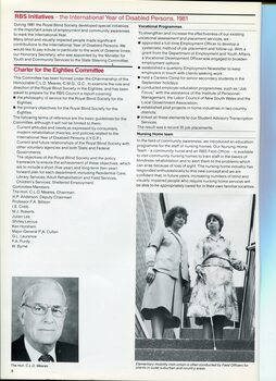 RBS Initiatives and Charter for the Eighties committee