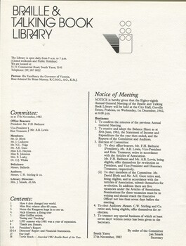 List of Patron, President, Committee members, Senior Staff