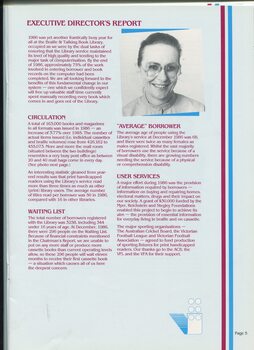 Executive Director's Report and portrait of Jan Smark Nilsson