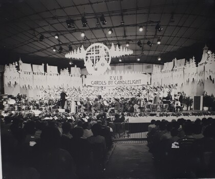 View of stage from Myer Music Bowl seating