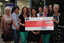 Louise Curtin, Louise Apps, unknown, unknown, Roby Sainsbury-Vale, unknown, unknown, unknown, Tracy Larsen White with cheque
