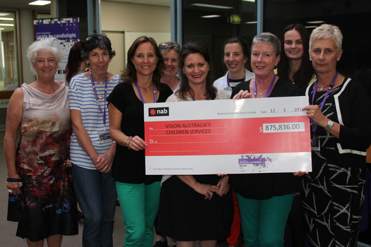 Louise Curtin, Louise Apps, unknown, unknown, Roby Sainsbury-Vale, unknown, unknown, unknown, Tracy Larsen White with cheque