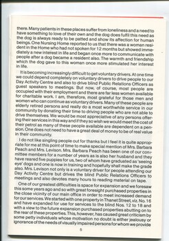President's report on recent events affecting the school