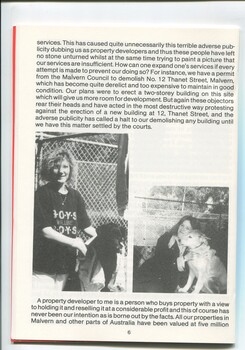 President's report on recent events affecting the school and two images of women with dogs