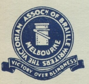 Administrative record (Series), Victorian Association of Braille Writers, 1895-1961