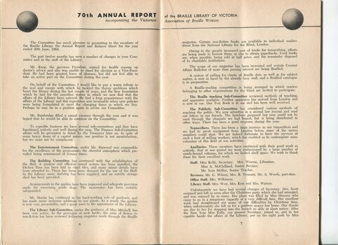 Report by the Executive Committee