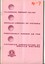 Pink coloured front cover with VABW symbol of Braille board with frame attached
