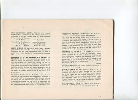 Minutes of the AGM of the Braille Library of Victoria