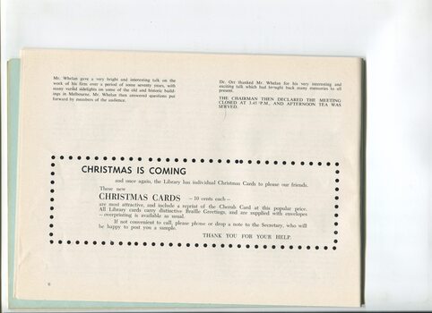Minutes of Annual General Meeting for the Braille Library of Victoria