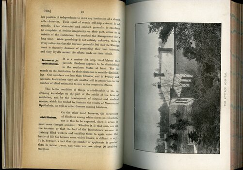 Report of the Principal to the Board of Management and Subscribers and image of Cottage Hospital