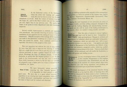 Report of the Principal to the Board of Management and Subscribers