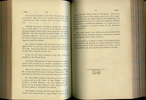 Annual report of the Blind Workers' Sick Benefit Society