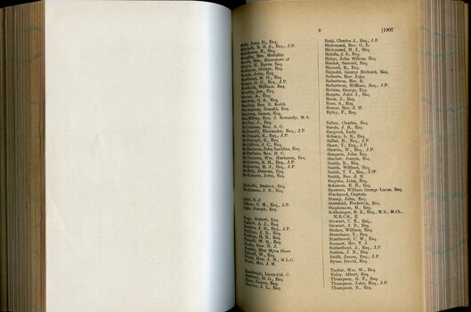 Cumulative list of Life Governors