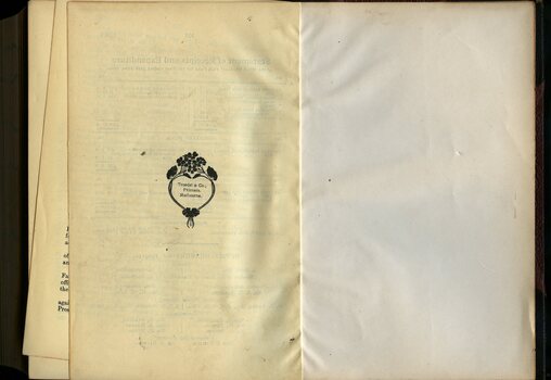 Publisher information on end page