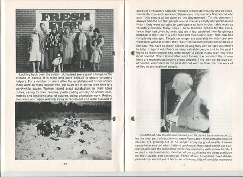 Annual President’s Report from Mrs Phyllis Gration