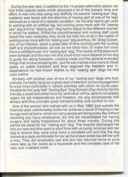 Annual President’s Report from Mrs Phyllis Gration