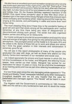 Annual President’s Report from Mrs Phyllis Gration