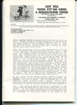 Guide Dog Owners and Friends Association Annual Report