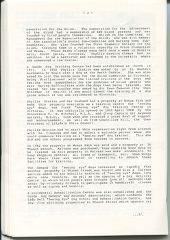 Guide Dog Owners and Friends Association Annual Report