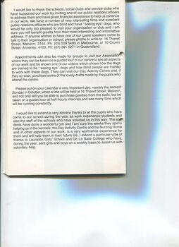 Annual President’s Report from Mrs Phyllis Gration