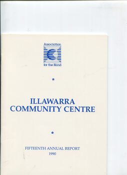 White cover with blue writing and AFB logo
