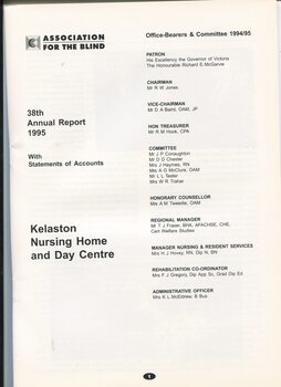 List of office bearers and honorary Patron