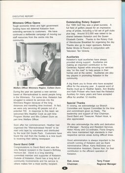 Executive report with image of Colleen Dunn