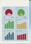 Pie charts showing income and expenses and bar graphs of rehab programs, jobs found, book circulation and fundraising