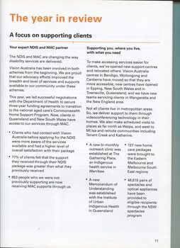 The year in review - support mechanisms