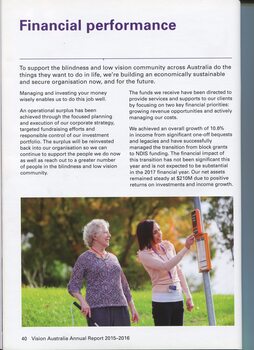 Discussion of financial performance with June Smith and Emily Jacotine at bus stop