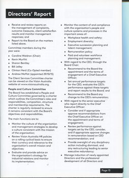 Corporate Governance information including types of committees