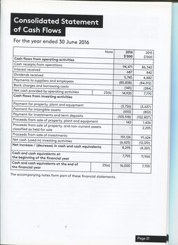 Consolidated Statement of Cash Flows