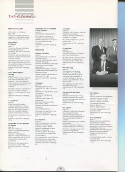Image of Council members and profile on each