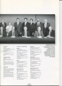 Image of Council members and profile on each