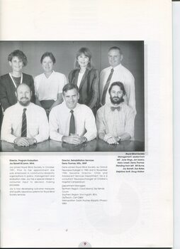 Image of Management team and profile on each