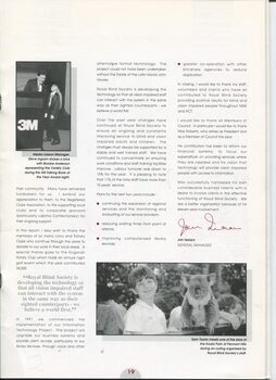 General Managers report with images of Steve Ingram with Brooke Anderson and Sam Taylor with a koala at Koala Park