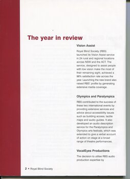 Year in Review: Vision Assist, Paralympics and VocalEyes Productions