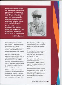 Client profile of Patricia Colorado with portrait and discussion of staffing