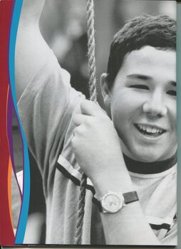 Picture of Nathan Johnston holding a rope