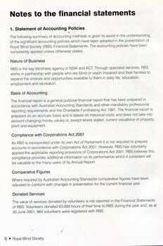Notes to the Financial Statement 