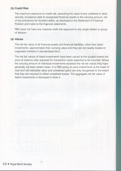 Notes to the Financial Statement 