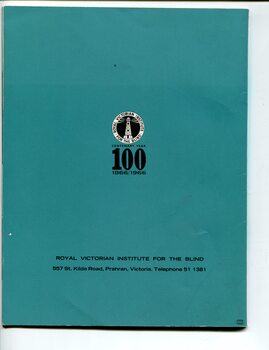 Street details and Centenary Year logo