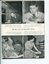 Pupil and teacher at the piano, boy working clay in pottery class, two woman weaving baskets and woman working in brush factory