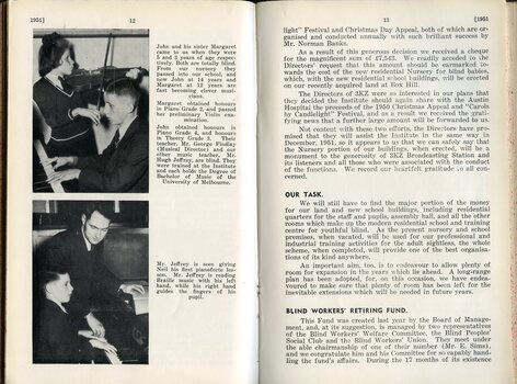 Image of Margaret and John Doyle and report to Life Governors and Subscribers
