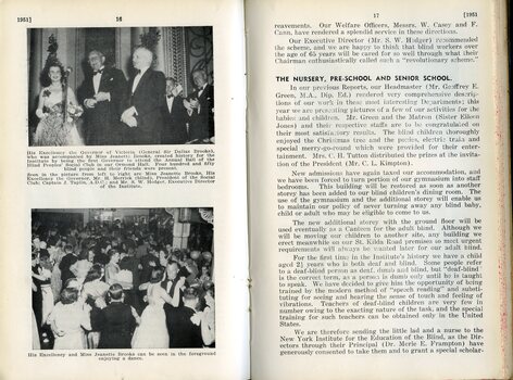Sir Dallas Brooks at Ball and report to Life Governors and Subscribers